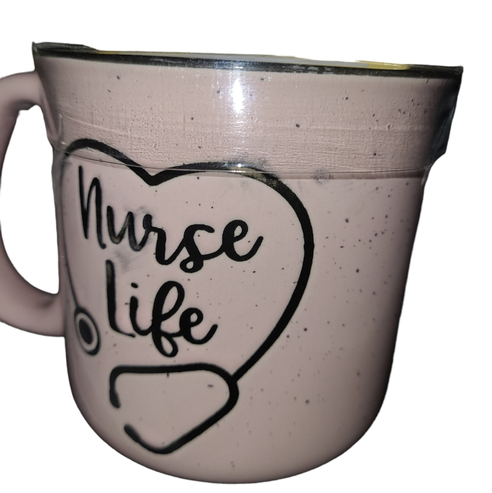 💕❌️SOLD❌️NWT NURSE LIFE MUG W/KEYCHAIN GIFT SET💕 - Picture 4 of 6